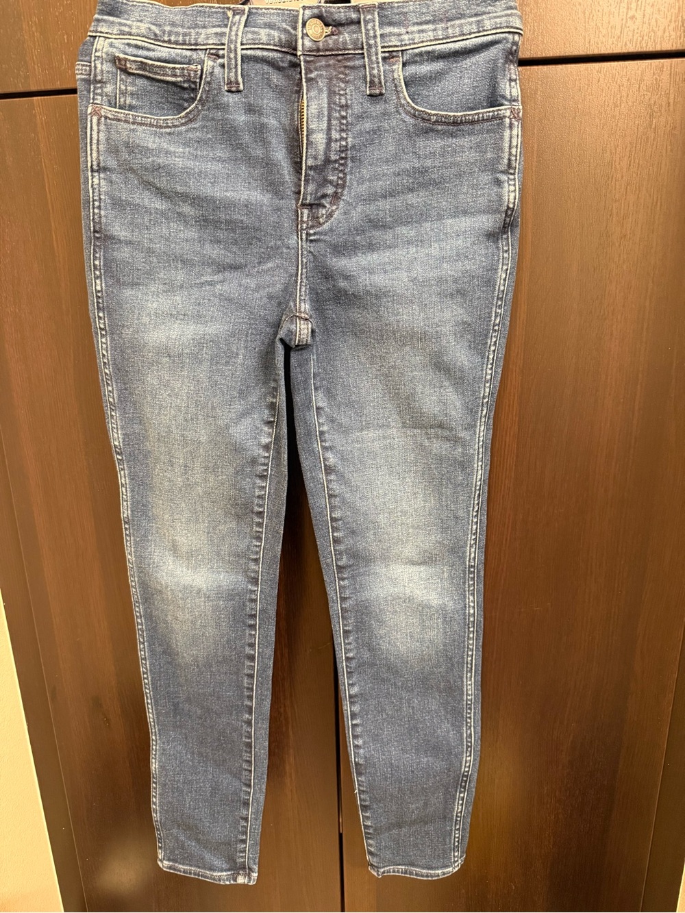 Madewell Mid-Blue High-Rise Skinny Jeans - Women